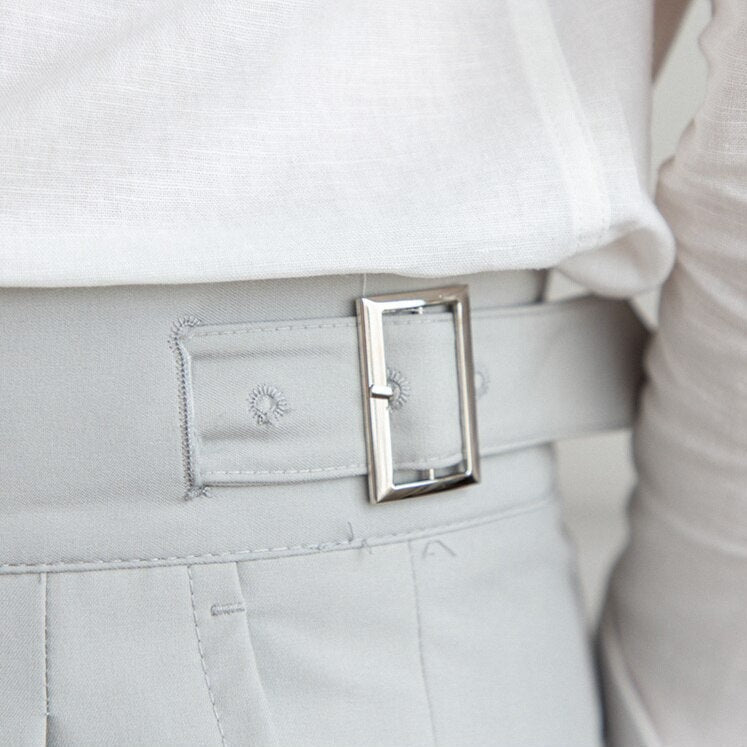 Epikouros | Pantaloni alla moda con fibbia per uomo