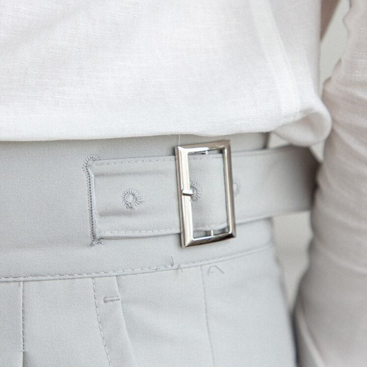 Epikouros | Pantaloni alla moda con fibbia per uomo