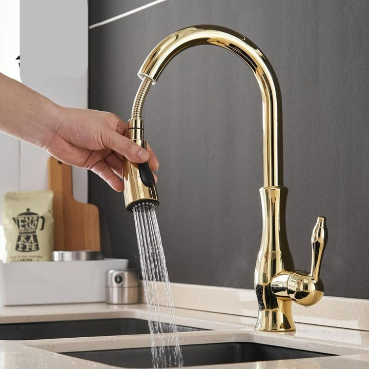 Anton - Retractable kitchen faucet