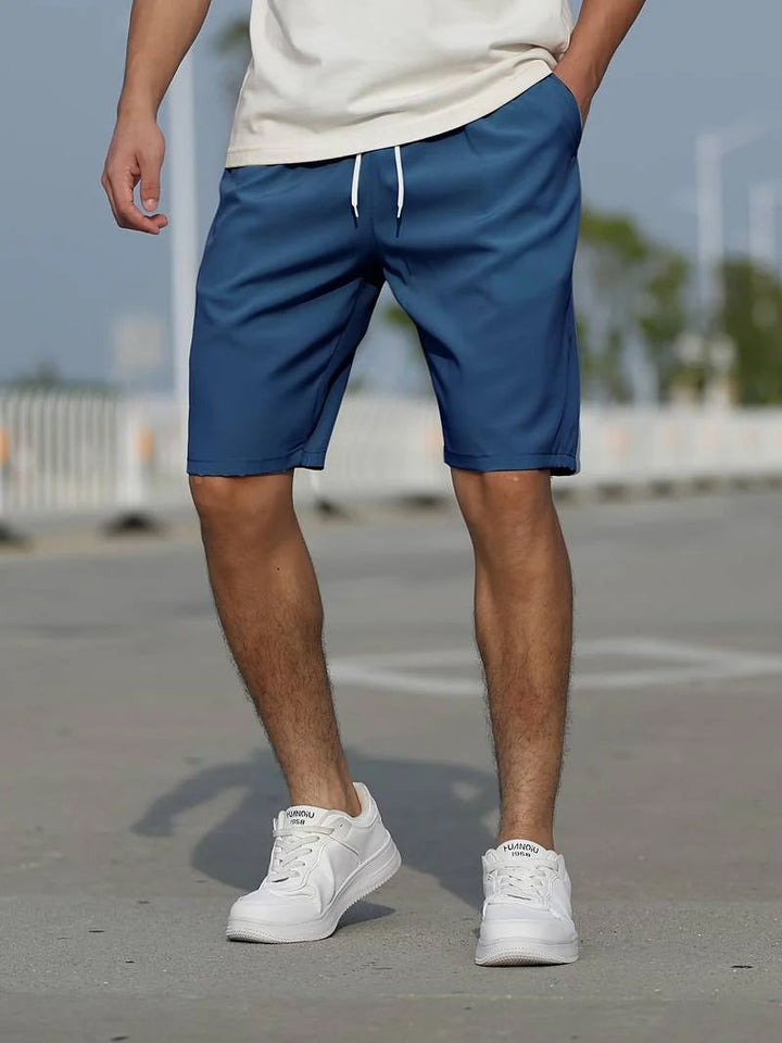 Short décontracté homme avec cordon – Confort léger, idéal pour été, sport et détente