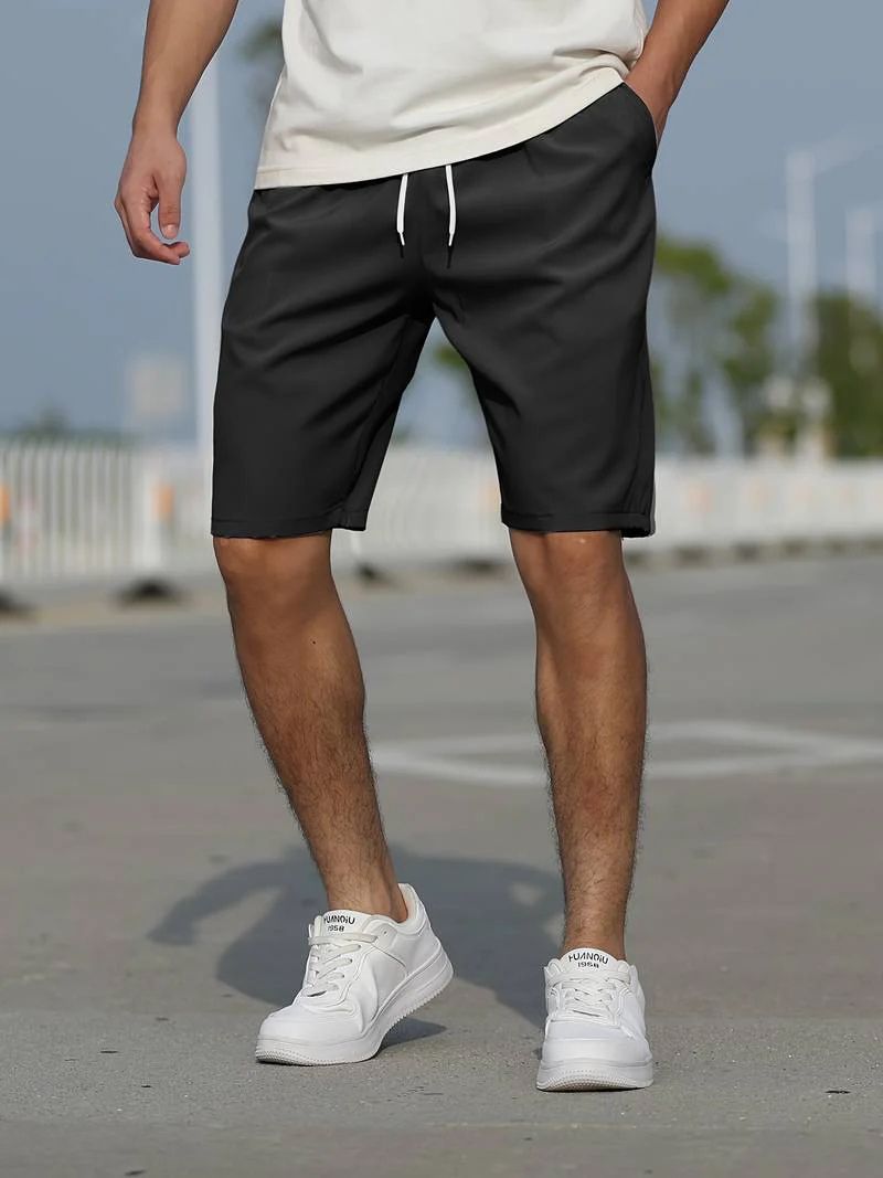Short décontracté homme avec cordon – Confort léger, idéal pour été, sport et détente