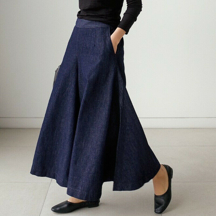 Pantalon Palazzo À Jambes Larges Pour Femmes | Taille Haute