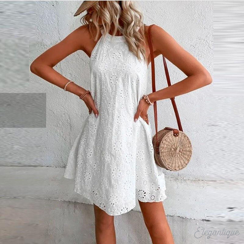 Tess - Vestito in pizzo a fianchi
