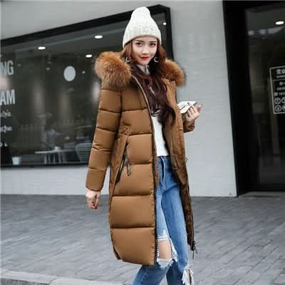 Parka longue pour femme