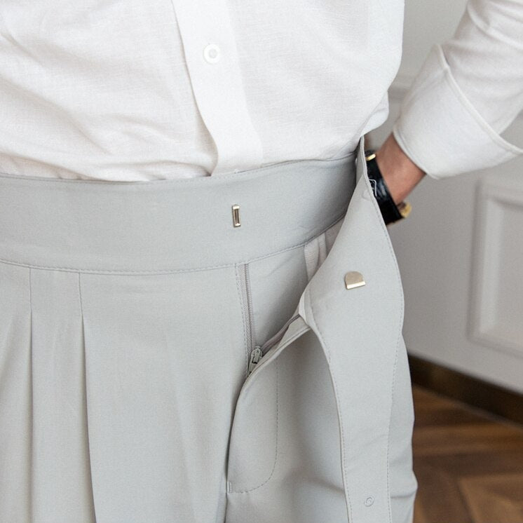 Epikouros | Pantaloni alla moda con fibbia per uomo