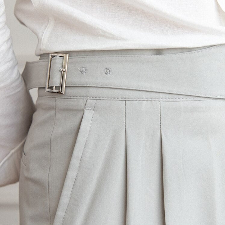 Epikouros | Pantaloni alla moda con fibbia per uomo