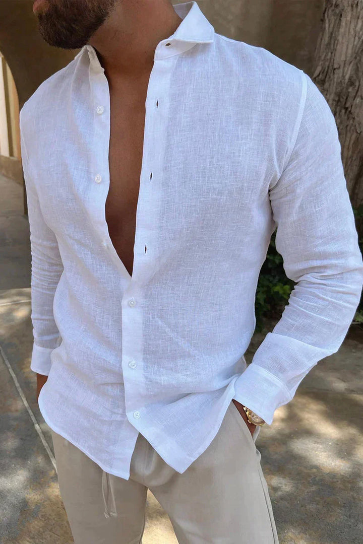 Fergus | Polo casual a maniche lunghe da uomo