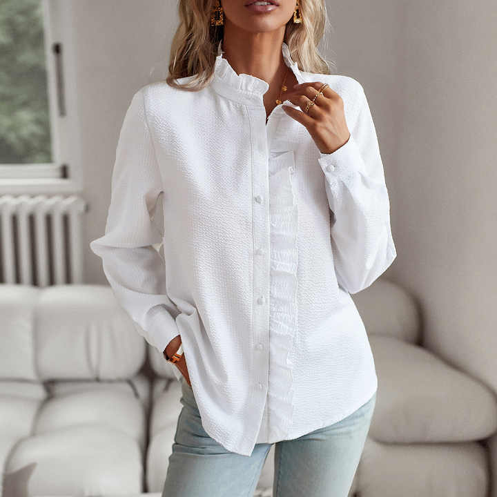 Elisabetta | camicia elegante con polsini progettata a maniche lunghe