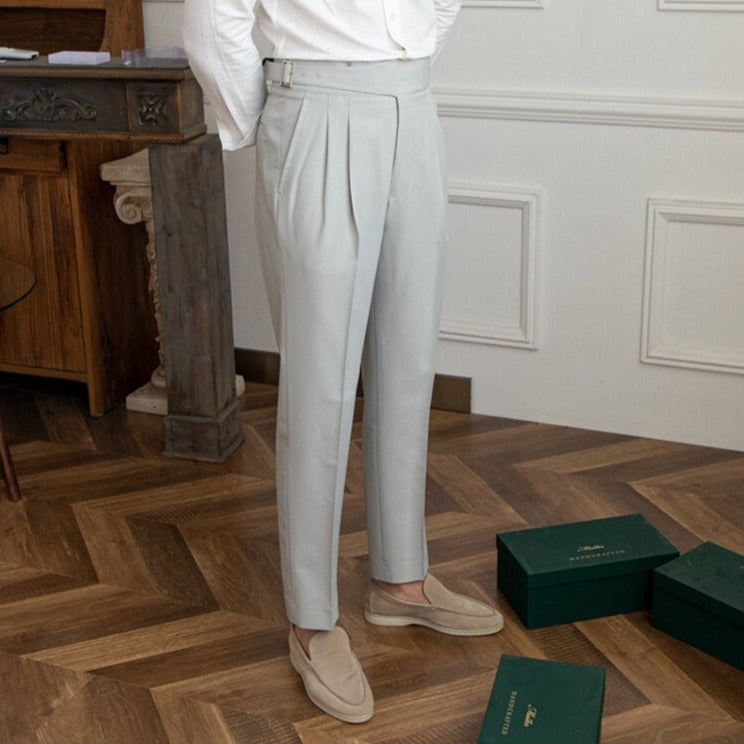 Epikouros | Pantaloni alla moda con fibbia per uomo